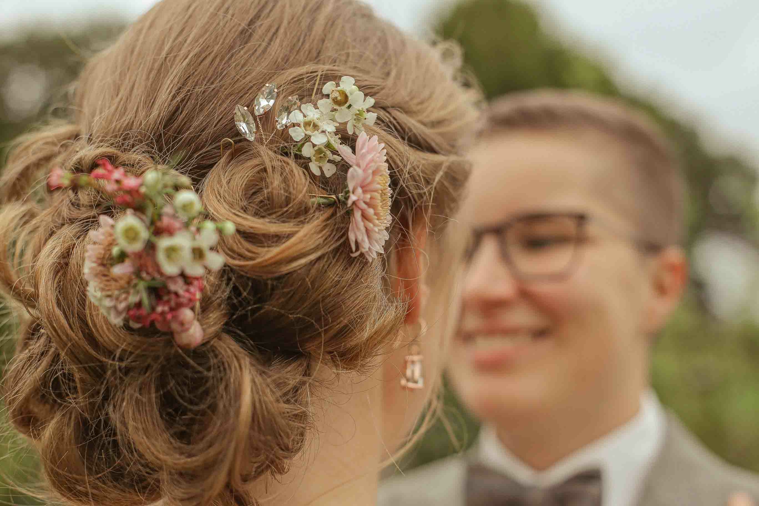 Hochzeitsshooting - Haarschmuck der Braut